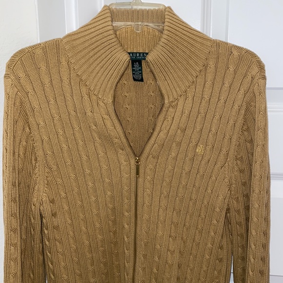 Ralph Lauren zip up sweater - Picture 2 of 3